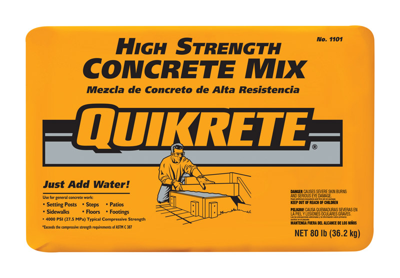 Product Quikrete High Strength Concrete Mix, 60 Lbs