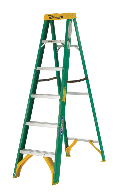 Product: Werner 12 ft. Fiberglass Step Ladder 300 lb. Type IA